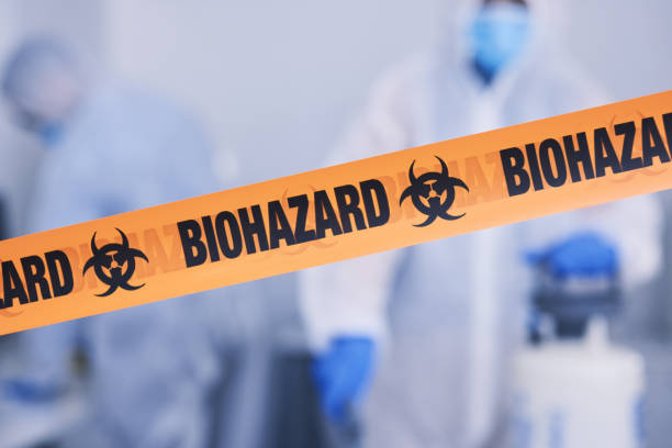 Professional Biohazard Cleanup technician working in Magnolia, AR